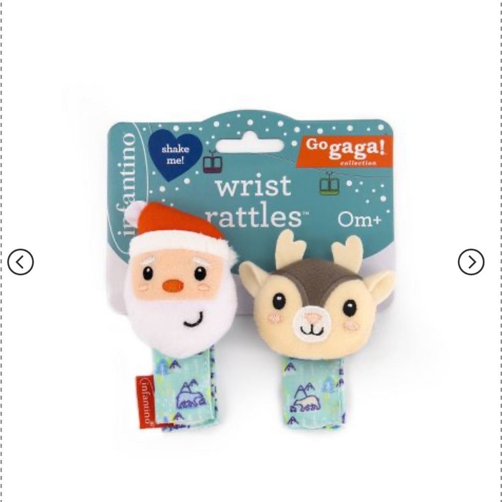 Infantino Go Gaga Holiday wrist rattles new